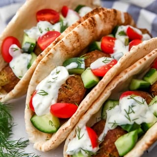 Falafel Sandwich Gyro