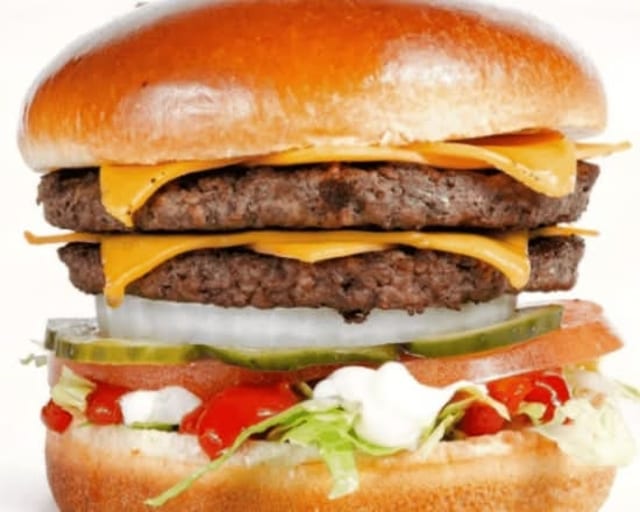 Double Cheese Burger.